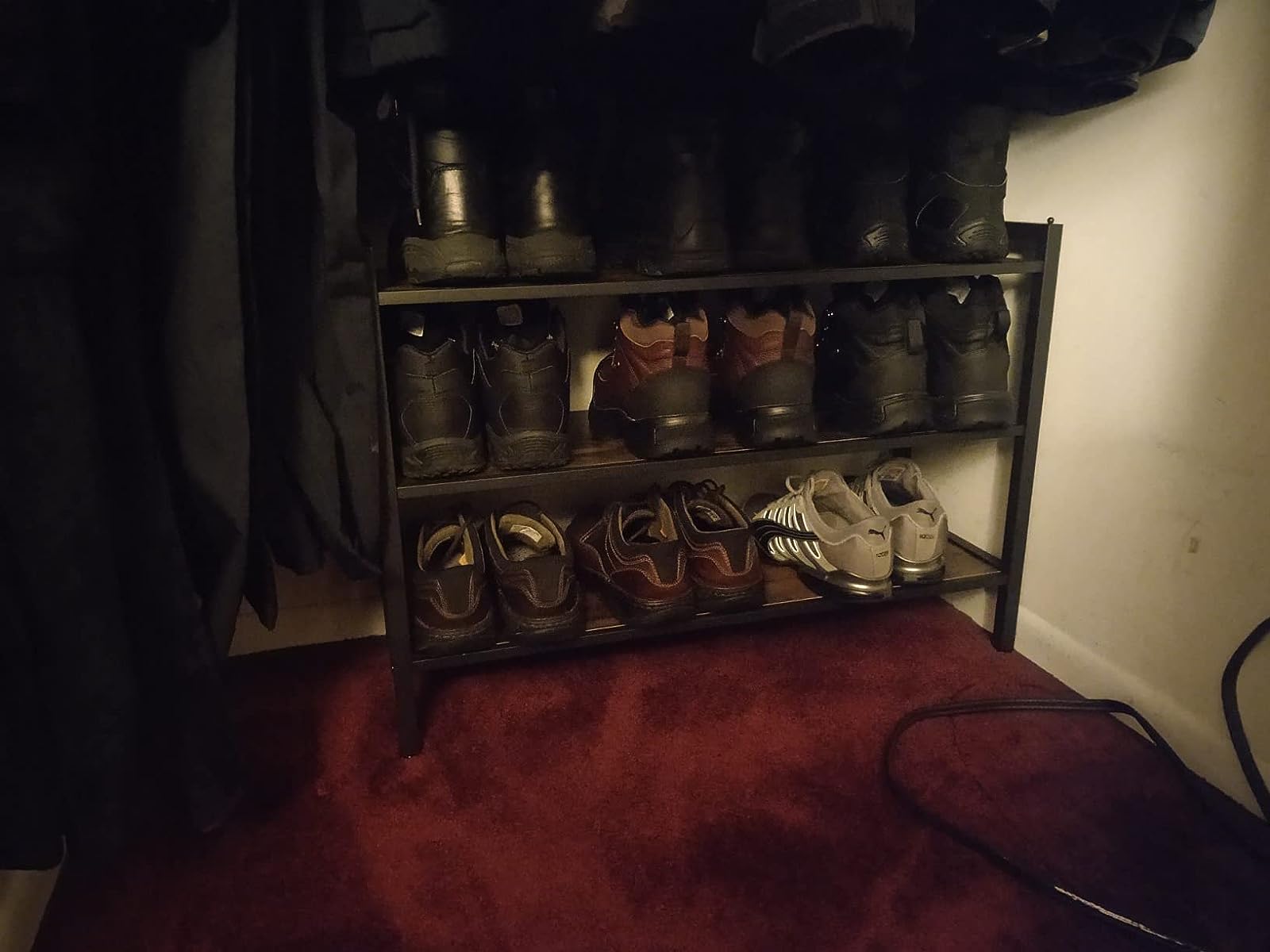 BF03XJ01 Small Shoe Rack for Entryway photo review