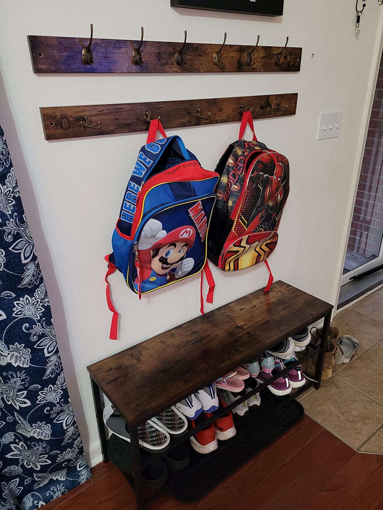 BF07MT01 Shoe Bench with Coat Hooks photo review