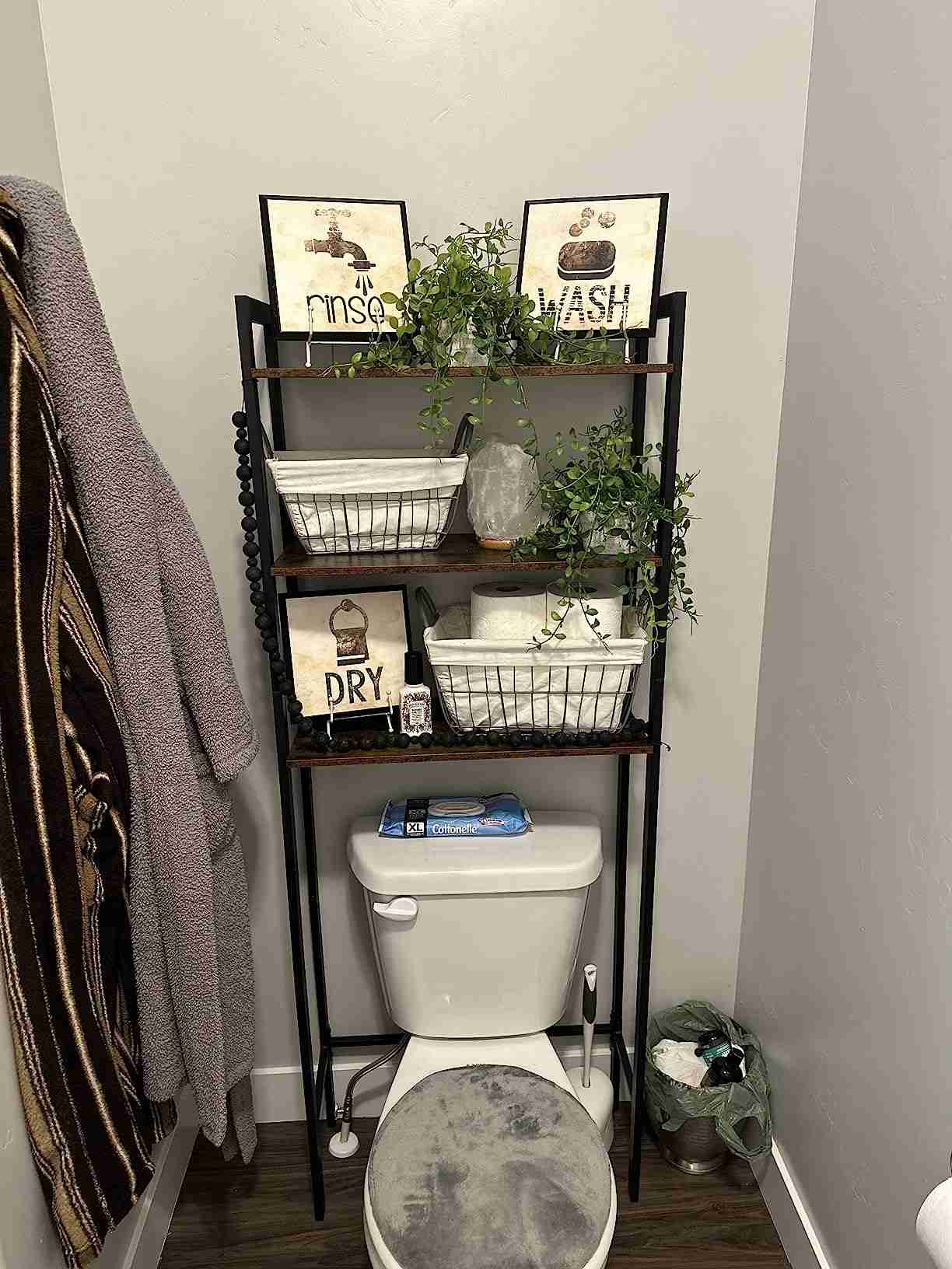 BF41TS01 3 Tier Bathroom Shelf Over Toilet photo review